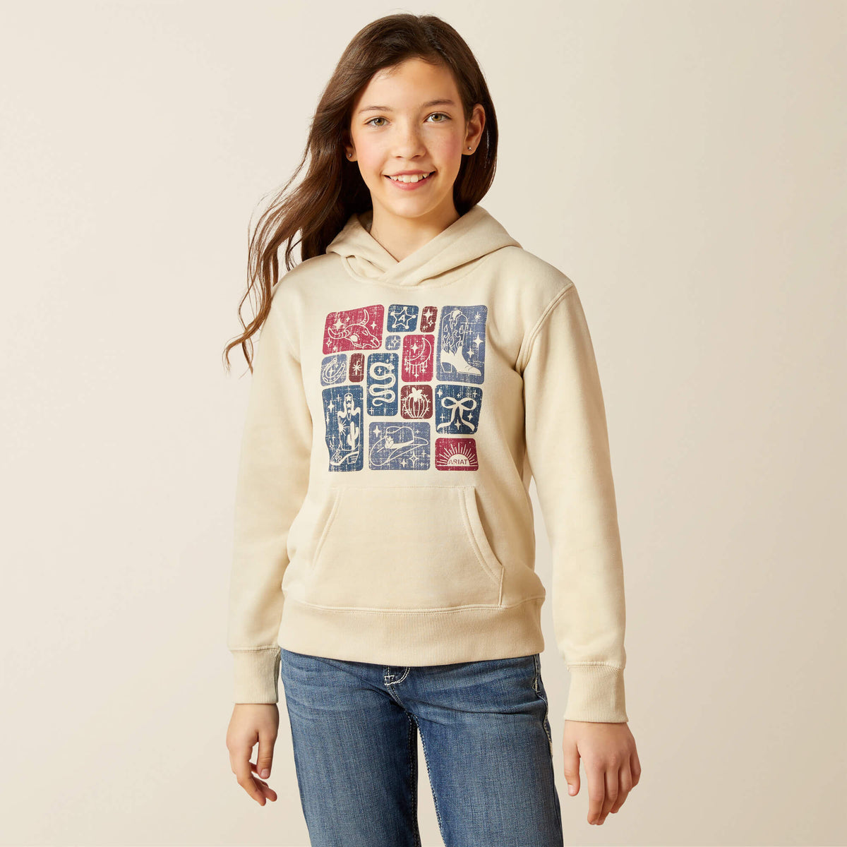 Ariat Western Blocks Hoodie