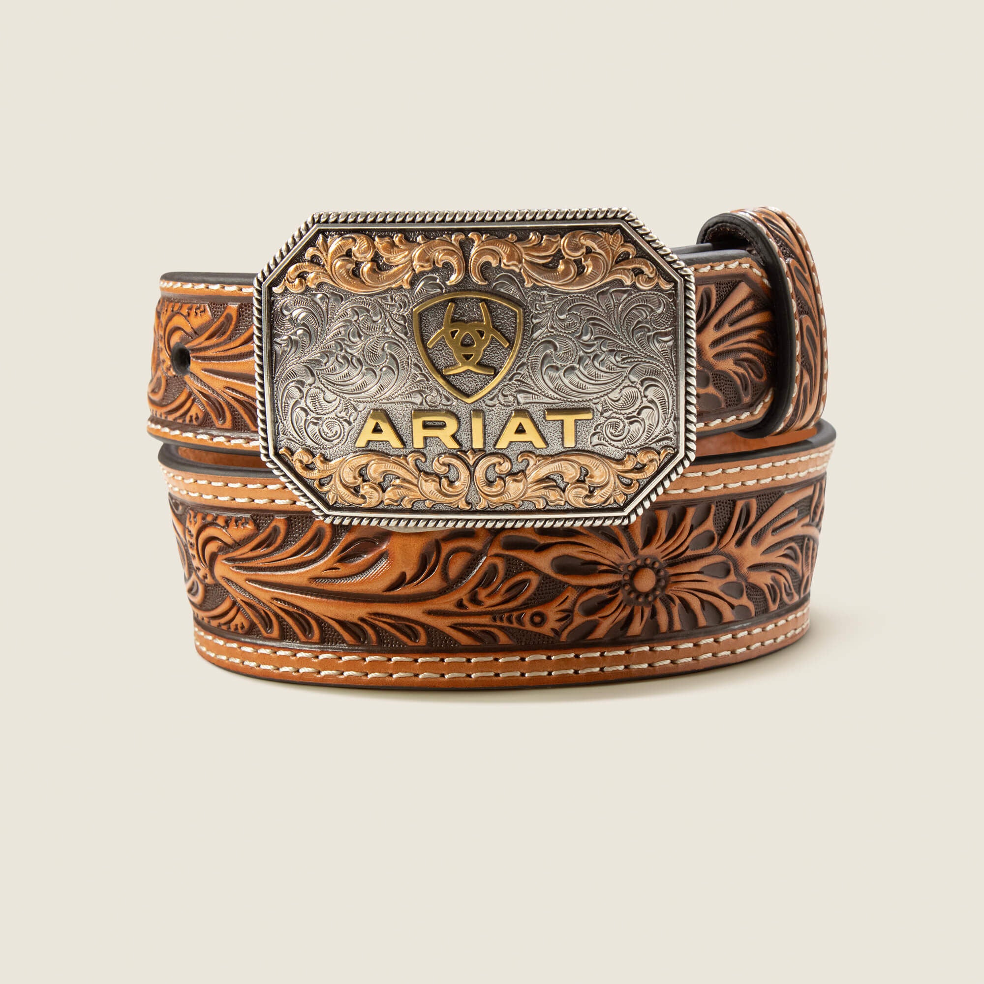 Ariat Floral Tooled Belt